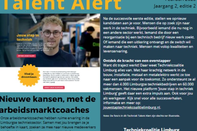 Tweede editie Techniek Talent Alert